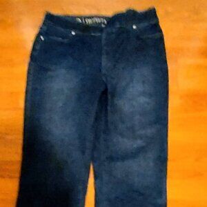 Drapers & Damon's Straight Leg Jeans SZ L Pull On 4 Pockets New With out Tags